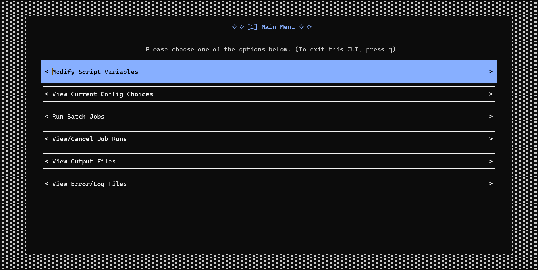 CUI Template Demonstration Homepage